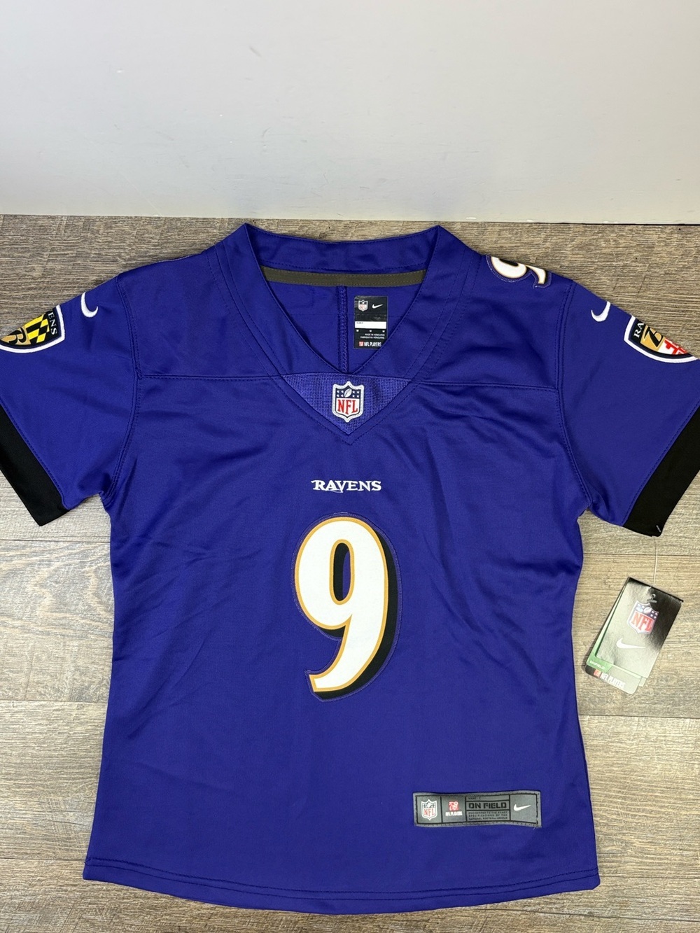 Nike Baltimore Ravens Justin Tucker #9 On-Field Jersey NWT Women’s Medium